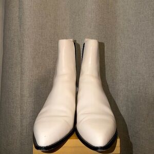 Michael Kors Cream Ankle Booties